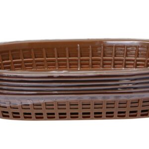Ovaalne leivakorv, HENDI, Pruun, 6 tk., 275x175x(H)38mm
