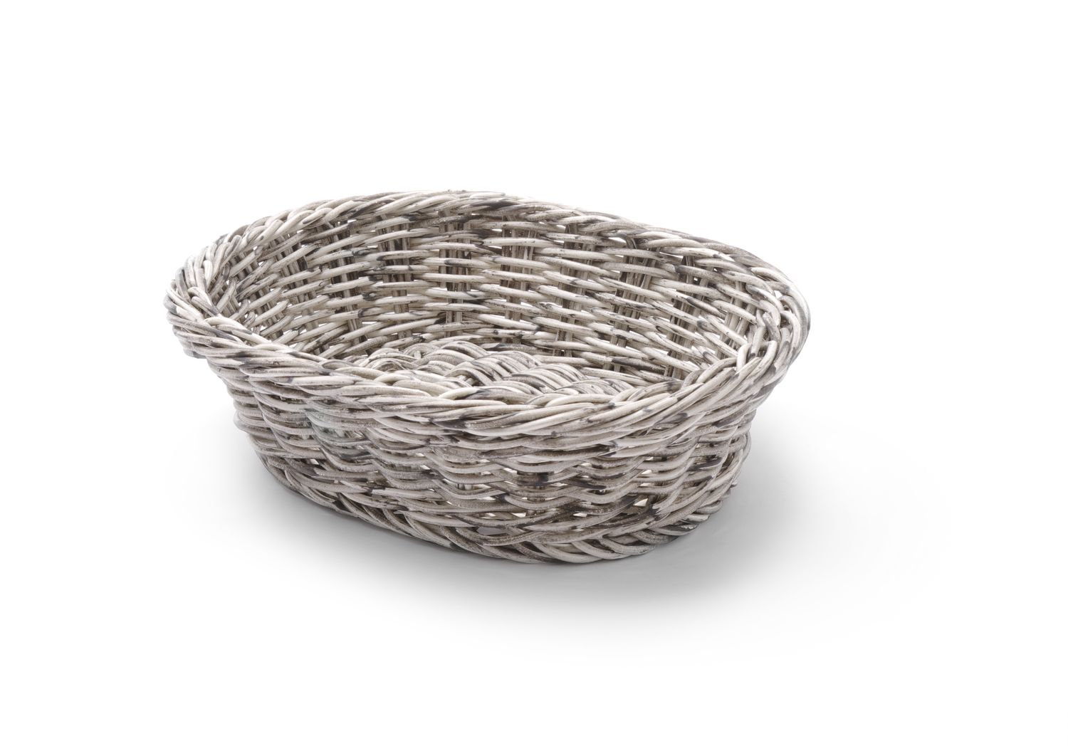 Pagaritoodete korv, ovaalne, HENDI, Helehall, 250x190x(H)65mm