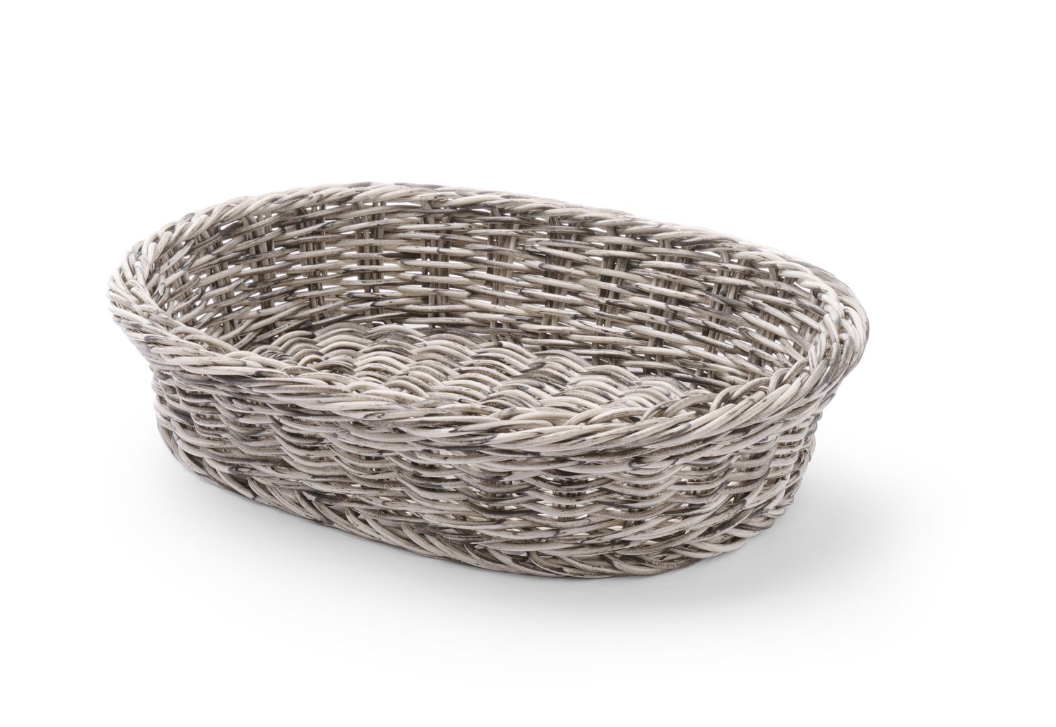 Pagaritoodete korv, ovaalne, HENDI, Helehall, 320x230x(H)70mm