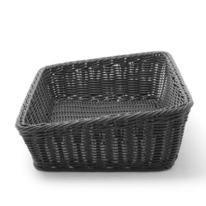 Bakery basket angled, HENDI, Black, 400x300x(H)120mm