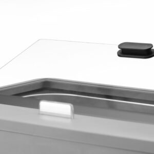 Chafing dish UNIQ, HENDI, designed by Robert Bronwasser, GN 1/1, White, 230V/700W, 607x402x(H)245mm