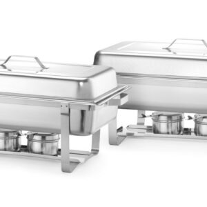 Lauapealne marmiit GN 1/1 – soojendamine põletuspastaga, HENDI, 9L, 2 tk., 600x358x(H)295mm