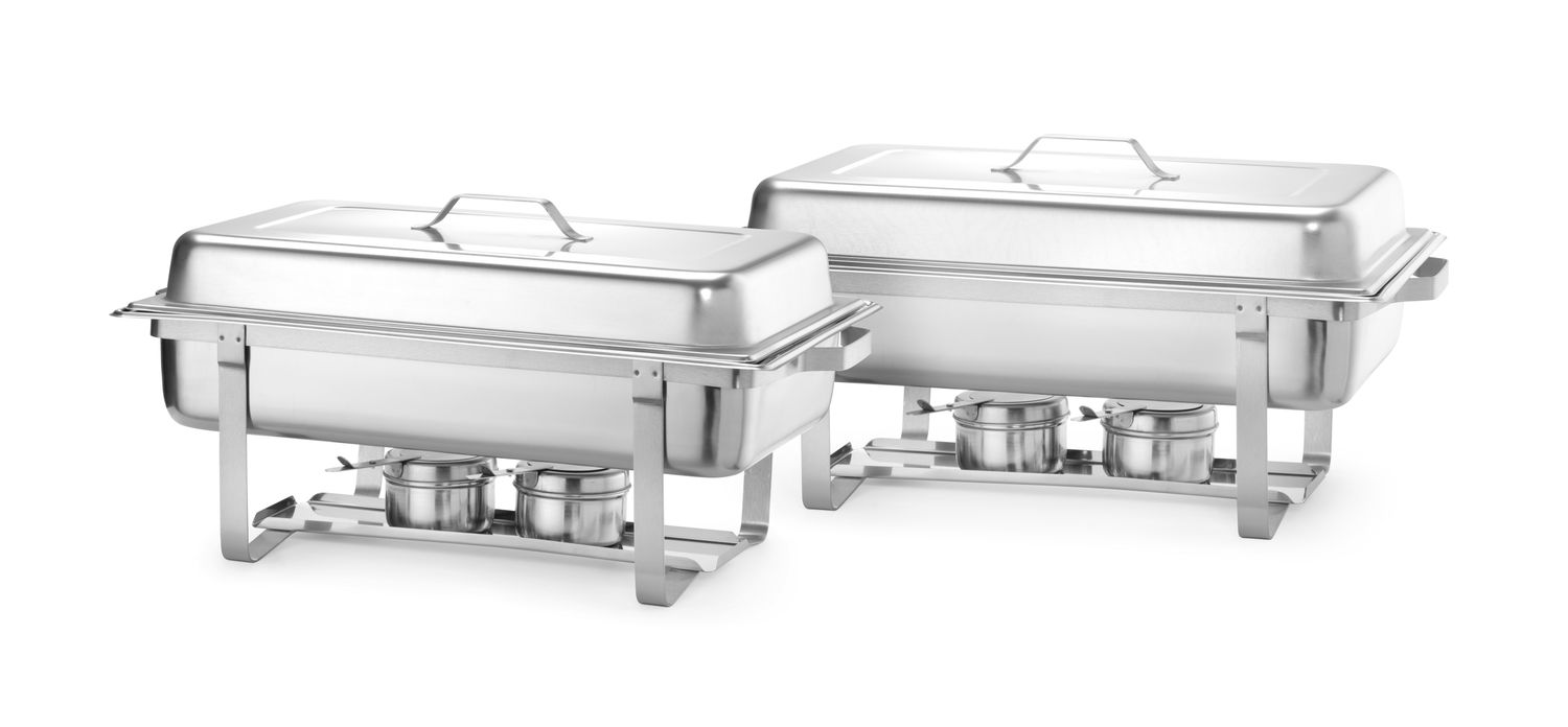 Lauapealne marmiit GN 1/1 – soojendamine põletuspastaga, HENDI, 9L, 2 tk., 600x358x(H)295mm
