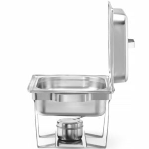 Lauapealne marmiit GN 1/2 - soojendamine põletuspastaga, HENDI, 4,5L, 385x295x(H)310mm