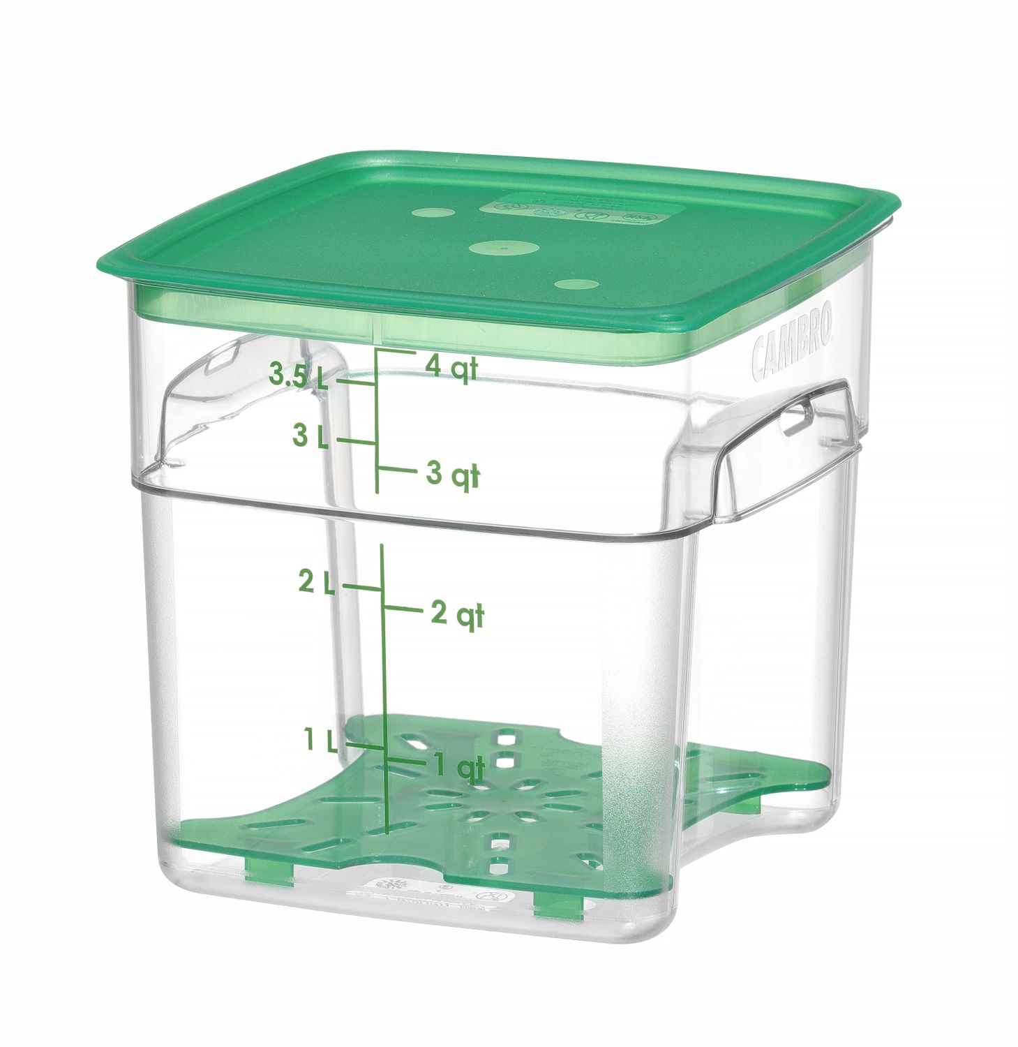 Toidukonteiner CamSquares Fresh Pro , Cambro, 3,8L, 191x191x(H)183mm - Image 4