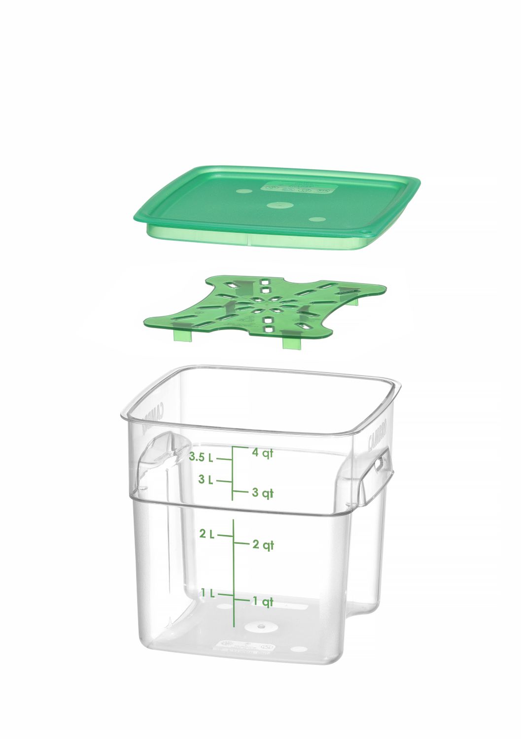 Toidukonteiner CamSquares Fresh Pro , Cambro, 3,8L, 191x191x(H)183mm - Image 6