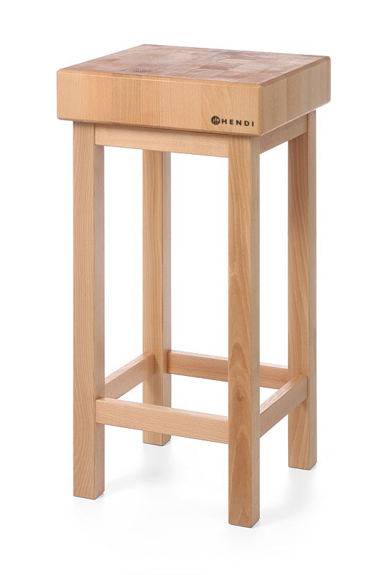 Puidust lihapakk koos alusega, HENDI, 400x400x(H)110mm