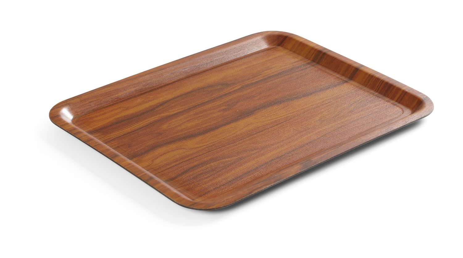 Serveerimisalus, ristkülikukujuline, libisemiskindel, lamineeritud, AmerBox, Mahagon, 460x360mm