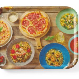 Serveerimiskandik, libisemiskindel, kandiline, trükiga, HENDI, tasty pizza & pasta, 330x430mm