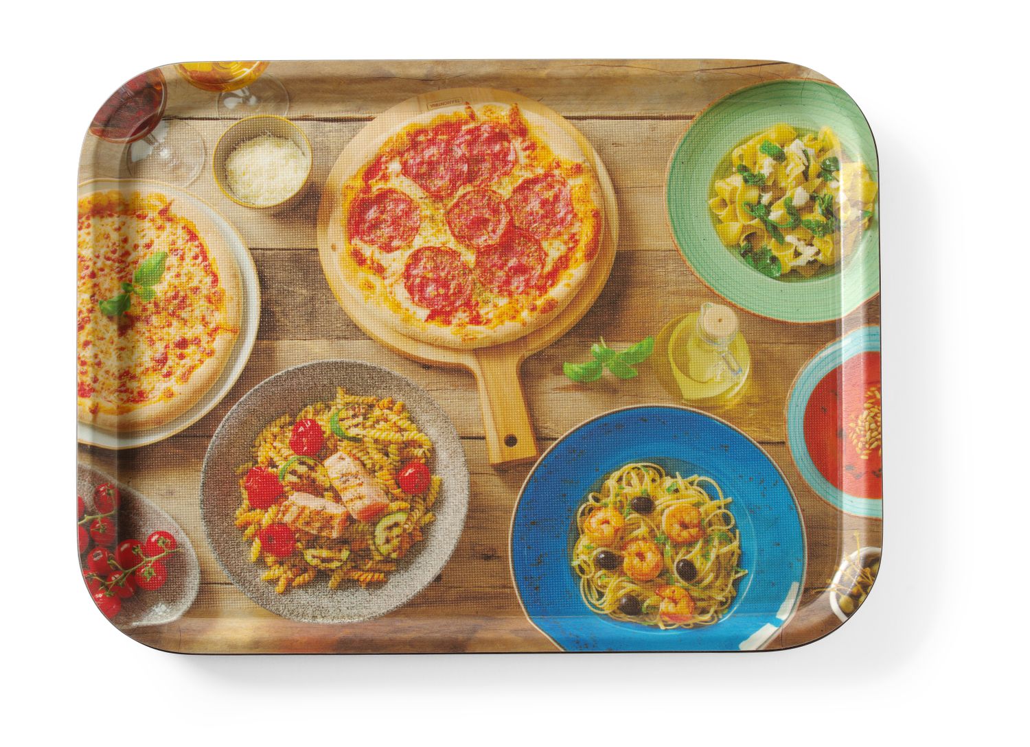 Serveerimiskandik, libisemiskindel, kandiline, trükiga, HENDI, tasty pizza & pasta, 330x430mm