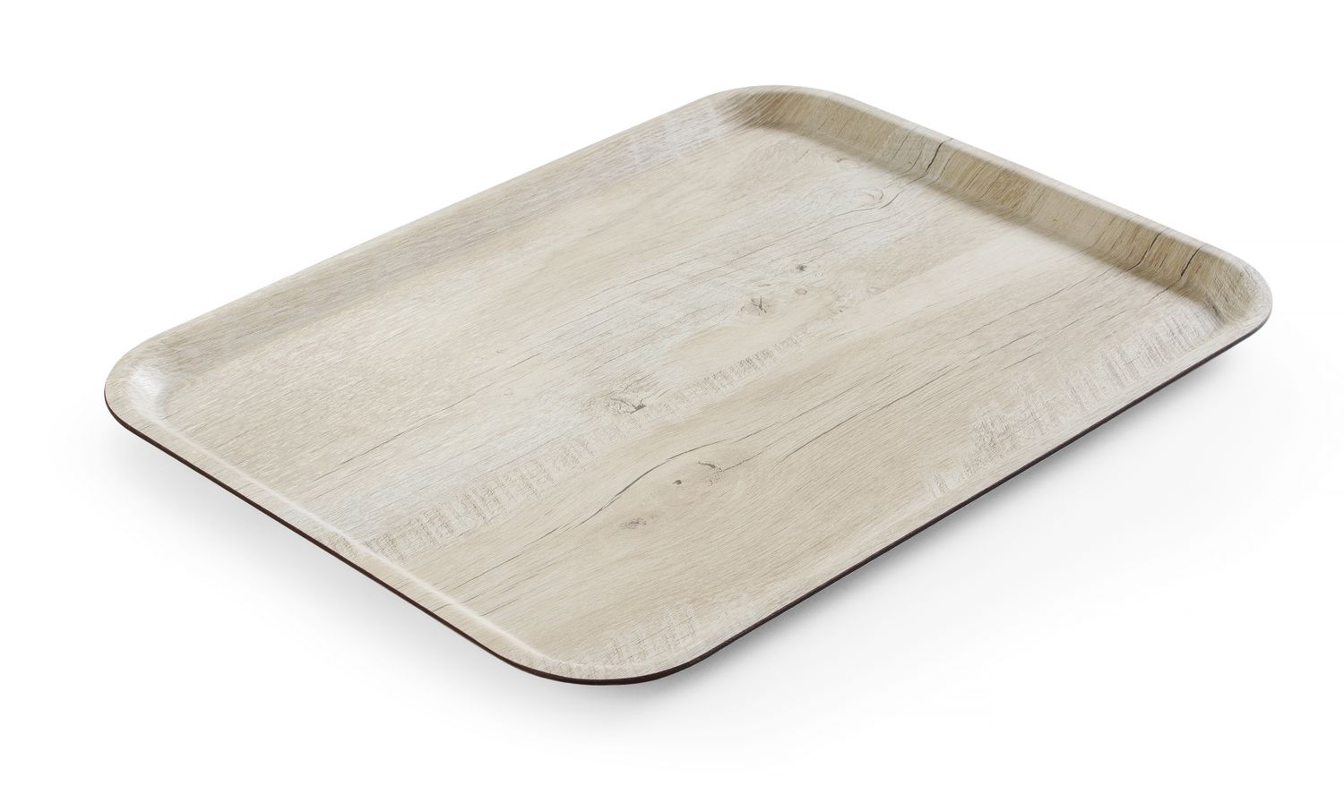 Melamiinist lamineeritud serveerimiskandik, puidust disainiga, AmerBox, Hele Puit, 330x430mm