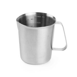 Terasest kann mõõteskaalaga, HENDI, 0,5L, ⌀90x(H)105mm