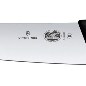 Kitchen knife, wide blade, Victorinox, Black, (L)380mm