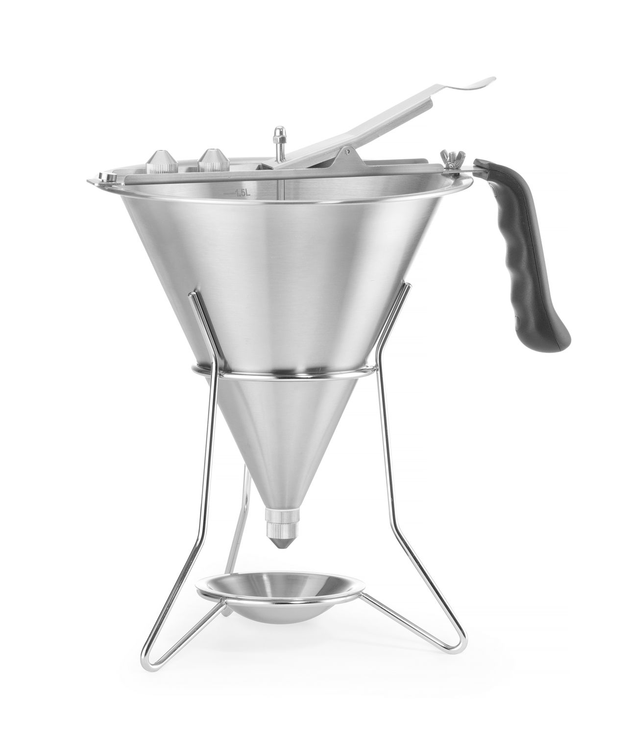 Profi Line lehter - dosaator kastmete ja kreemide jaoks, HENDI, 1,5L, ⌀212x(H)315mm