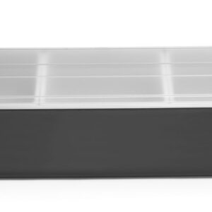 Jookide lisandite konteiner - 3 sahtlit, BarUp, Must, 480x150x(H)100mm