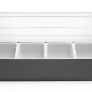 Jookide lisandite konteiner - 4 sahtlit, BarUp, 480x150x(H)100mm