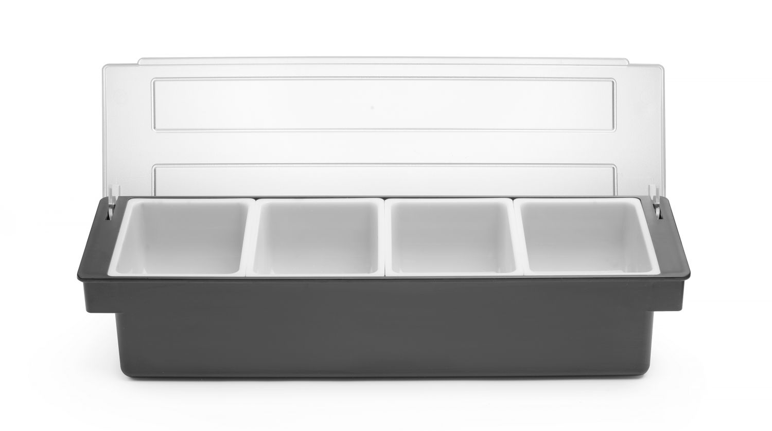 Jookide lisandite konteiner - 4 sahtlit, BarUp, 480x150x(H)100mm