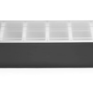 Jookide lisandite konteiner - 6 sahtlit, BarUp, 480x150x(H)100mm