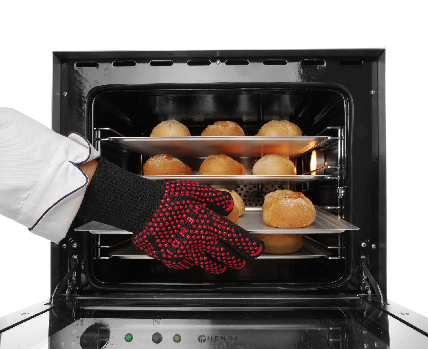 Kuumakindlad grillkindad - 2 tk, HENDI, 2 tk., (L)300mm