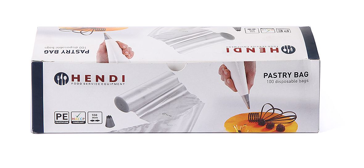 Kondiitrikotid, HENDI, läbipaistev, 100 tk., 445x220mm