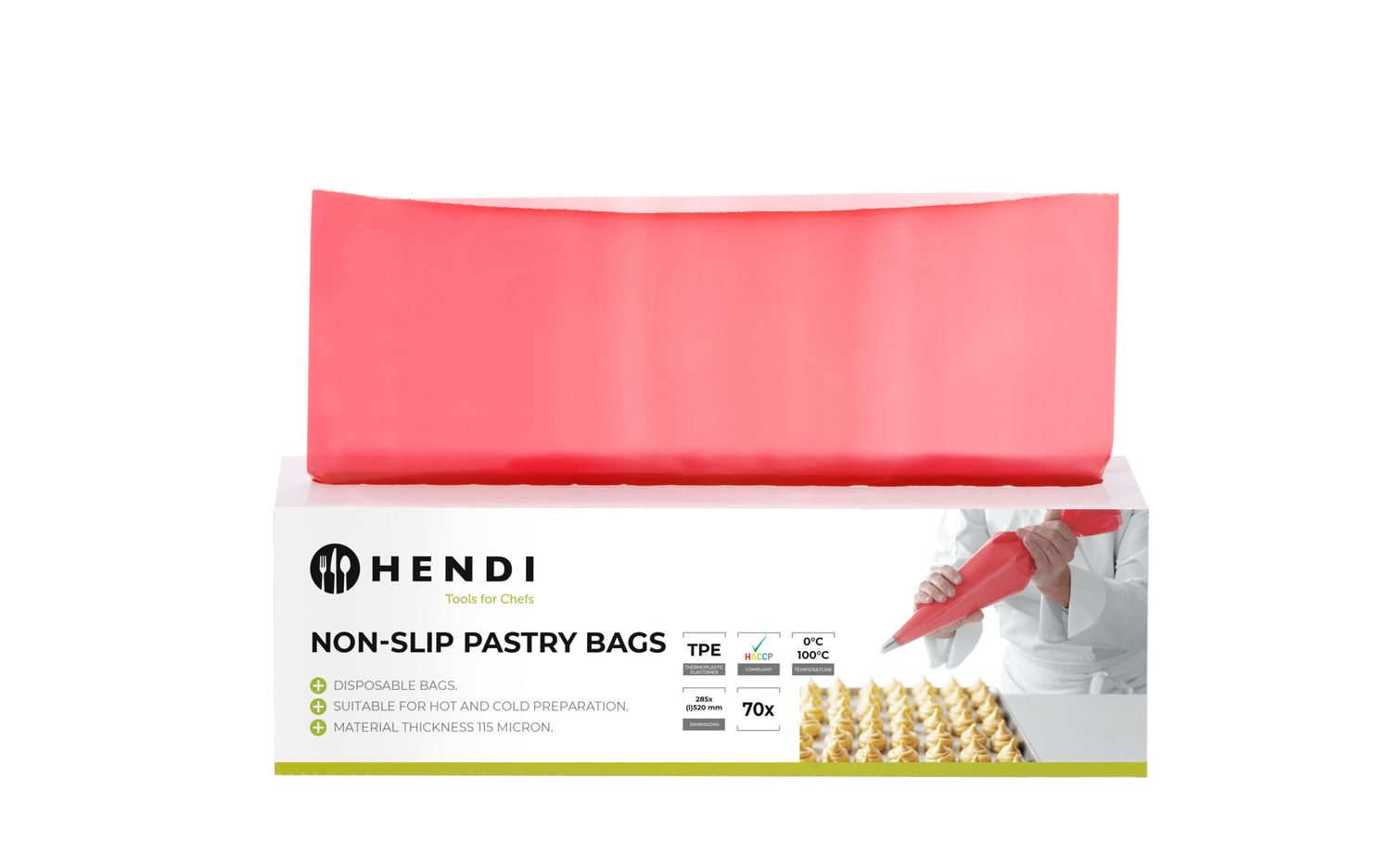 Libisemiskindlad kondiitrikotid, HENDI, 520x280mm - Image 7