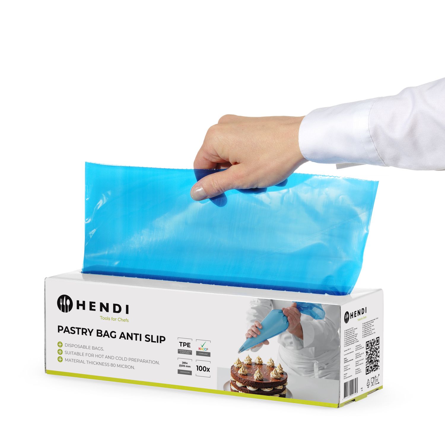 Libisemiskindlad kondiitrikotid, HENDI, Sinine, 100 tk., 515x280mm - Image 10