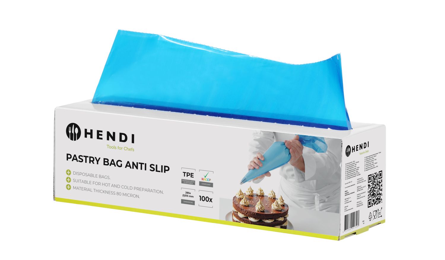 Libisemiskindlad kondiitrikotid, HENDI, Sinine, 100 tk., 515x280mm - Image 9