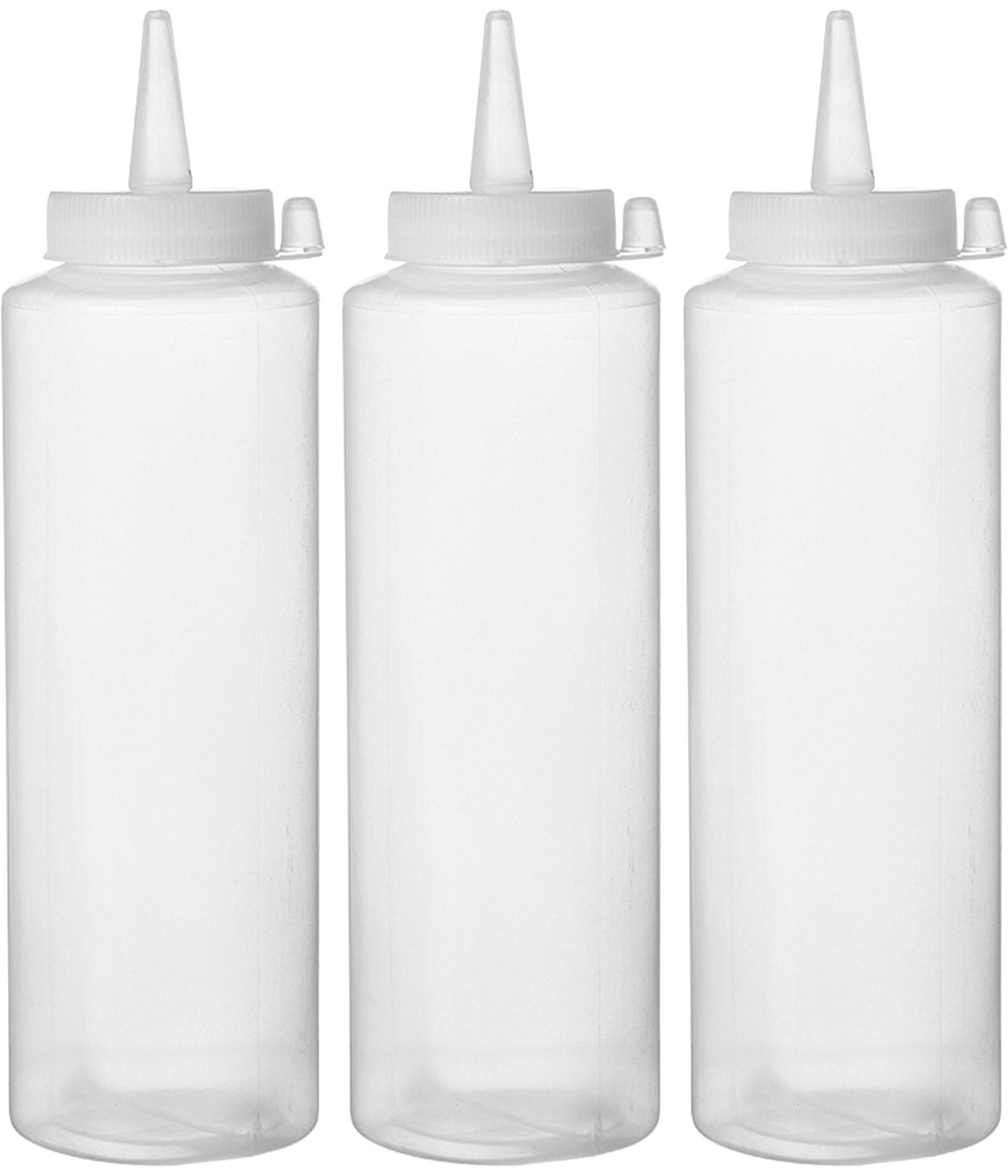 Pudelid külmade kastmete jaoks - 3 tükki, HENDI, 0,7L, Läbipaistev, 3 tk., ⌀70x(H)245mm