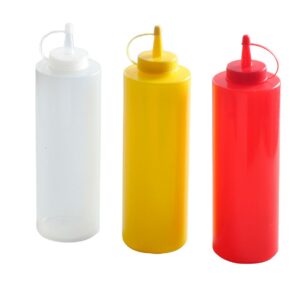 Pudelid külmade kastmete jaoks - 3 tükki, HENDI, 0,7L, Läbipaistev, 3 tk., ⌀70x(H)245mm