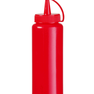 Pudelid külmade kastmete jaoks, HENDI, 0,2L, Punane, ⌀50x(H)177mm