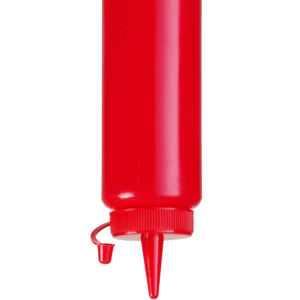 Pudelid külmade kastmete jaoks, HENDI, 0,2L, Punane, ⌀50x(H)177mm