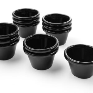 Ramekin-vorm, HENDI, 0,045L, Must, 12 tk., ⌀60x(H)35mm