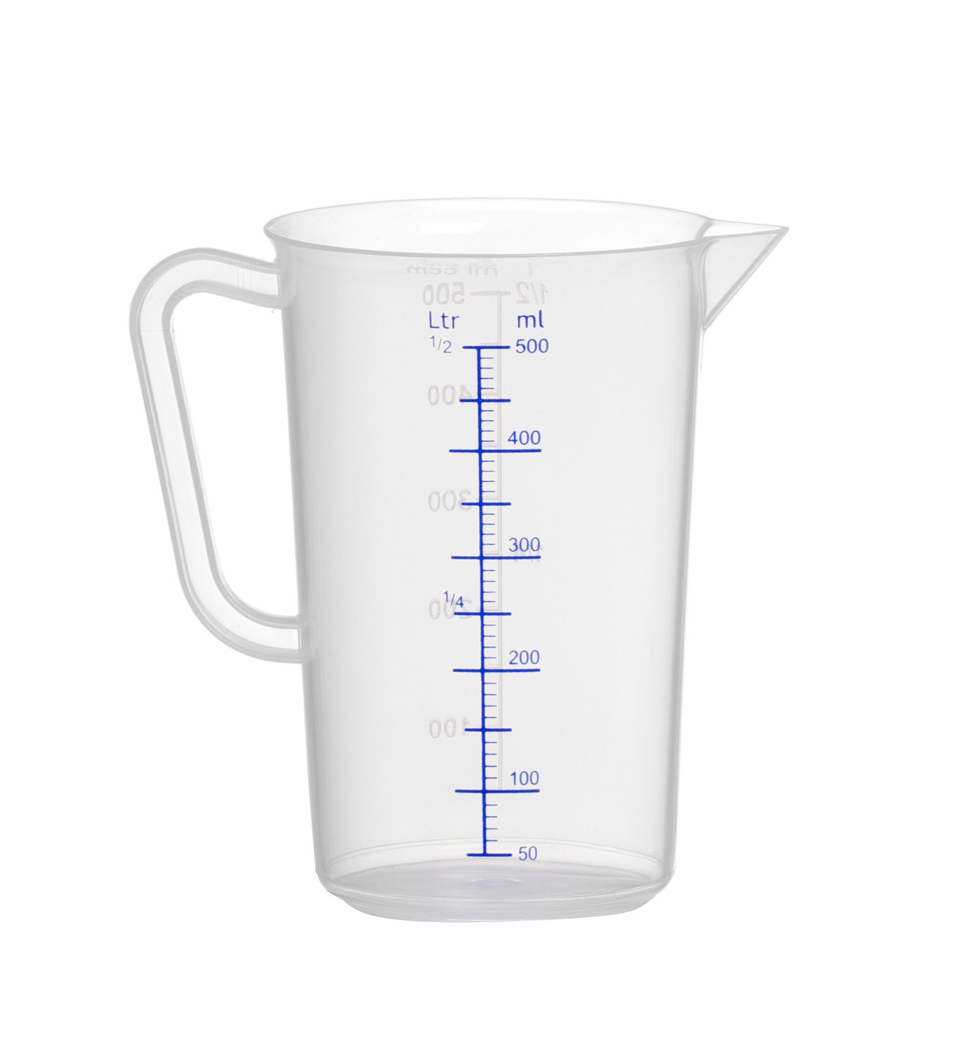 Polüpropüleenist kann mõõteskaalaga, HENDI, Kitchen Line, 0,5L, ⌀90x(H)140mm