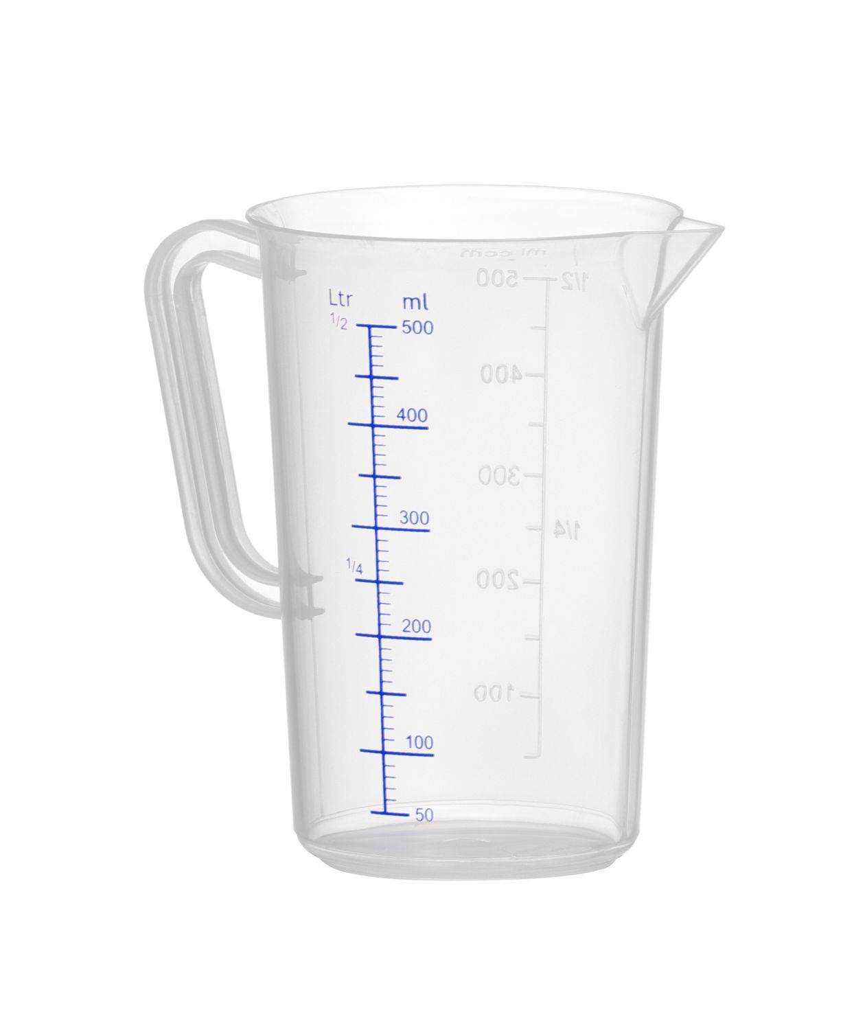Polüpropüleenist kann mõõteskaalaga, HENDI, Kitchen Line, 0,5L, ⌀90x(H)140mm