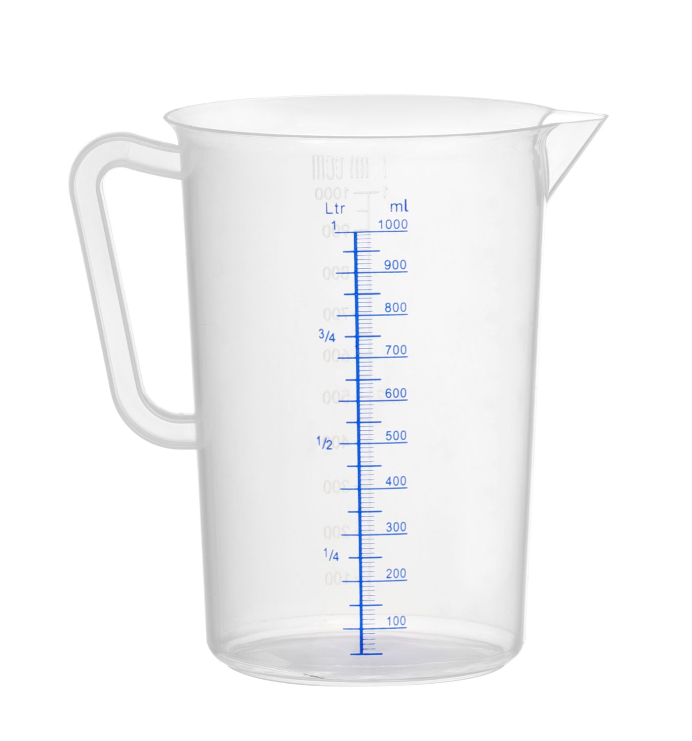 Polüpropüleenist kann mõõteskaalaga, HENDI, Kitchen Line, 1L, ⌀110x(H)170mm