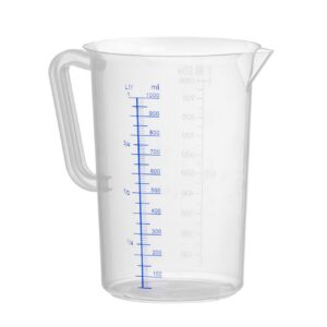 Polüpropüleenist kann mõõteskaalaga, HENDI, Kitchen Line, 1L, ⌀110x(H)170mm