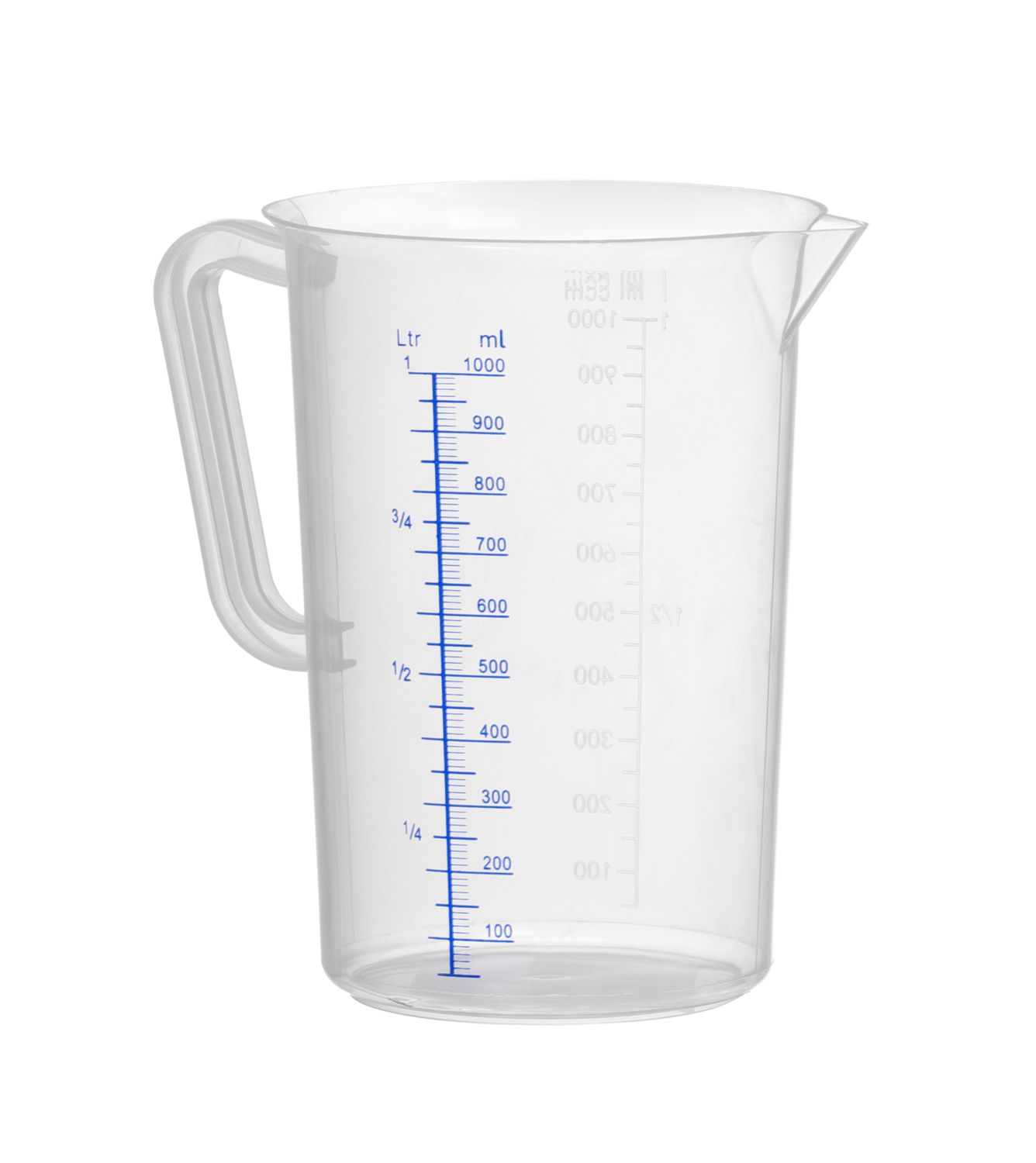 Polüpropüleenist kann mõõteskaalaga, HENDI, Kitchen Line, 1L, ⌀110x(H)170mm