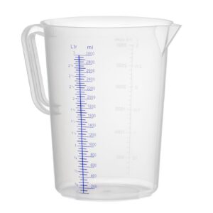 Polüpropüleenist kann mõõteskaalaga, HENDI, Kitchen Line, 3L, ⌀160x(H)240mm
