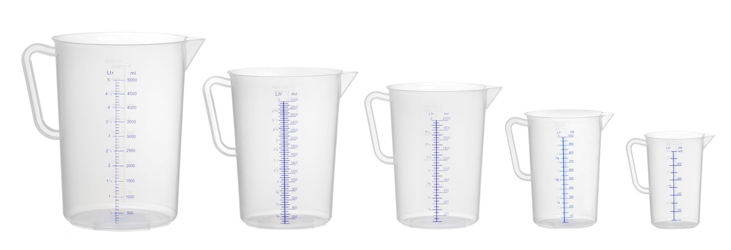 Polüpropüleenist kann mõõteskaalaga, HENDI, Kitchen Line, 5L, ⌀190x(H)270mm - Image 3