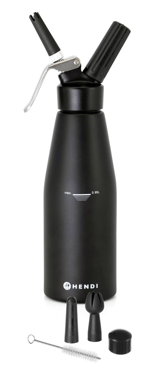 Kooresifoon, HENDI, Kitchen Line, 0,95L, Must, ⌀95x(H)320mm