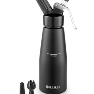 Kooresifoon, HENDI, Kitchen Line, 0,5L, Must, ⌀80x(H)260mm