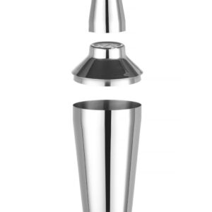 Cobbler šeiker 3-osaline, BarUp, 0,75L, Hõbedane, ⌀90x(H)255mm