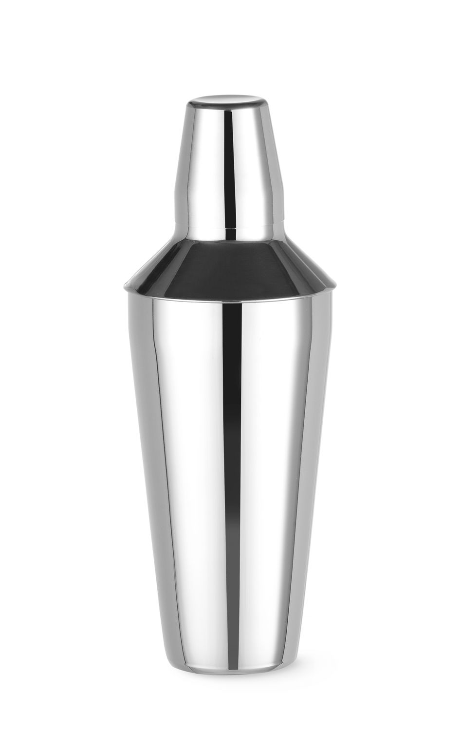 Cobbler šeiker 3-osaline, BarUp, 0,75L, Hõbedane, ⌀90x(H)255mm