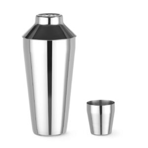 Cobbler šeiker 3-osaline, BarUp, 0,75L, Hõbedane, ⌀90x(H)255mm