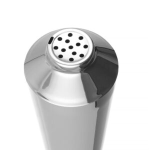 Cobbler šeiker 3-osaline, BarUp, 0,75L, Hõbedane, ⌀90x(H)255mm