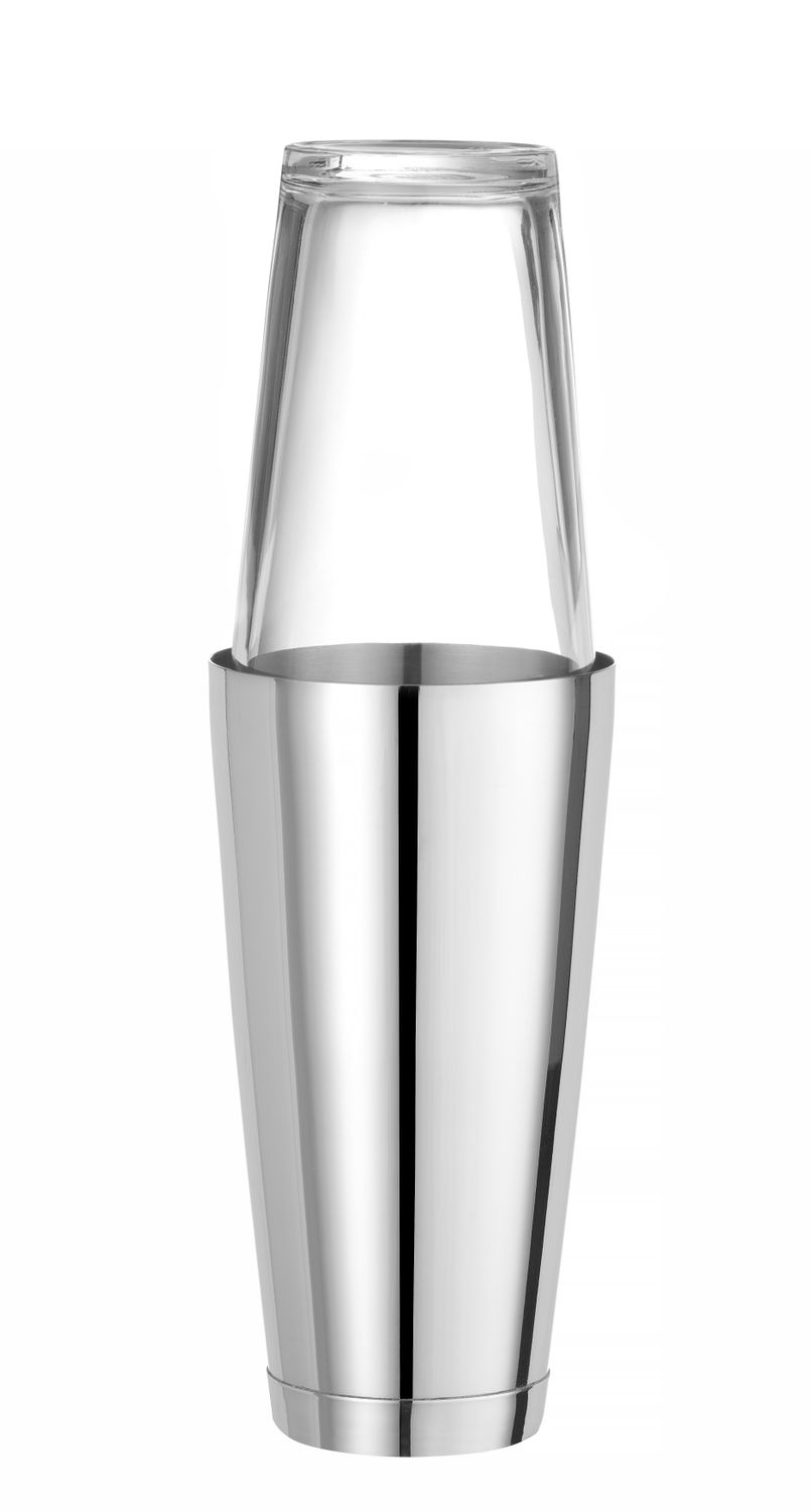 Boston šeiker, BarUp, 0,8L, Hõbedane, ⌀90x(H)175mm