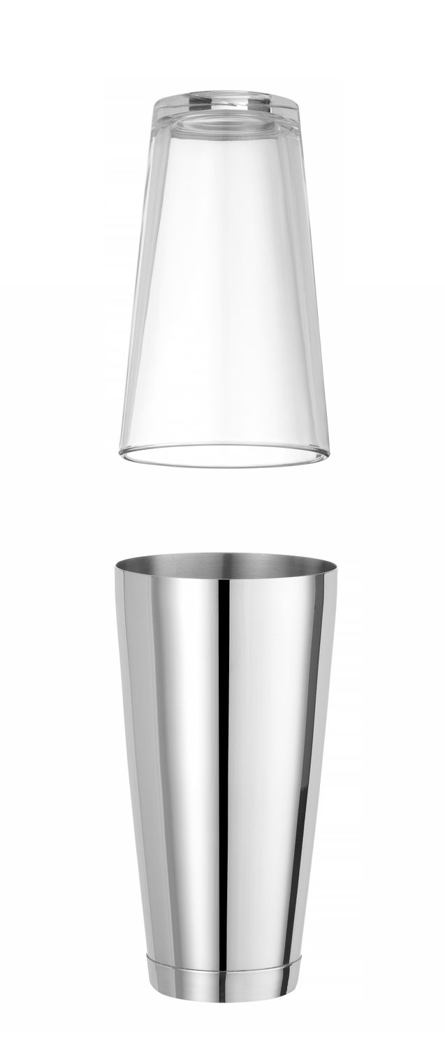 Boston šeiker, BarUp, 0,8L, Hõbedane, ⌀90x(H)175mm - Image 3