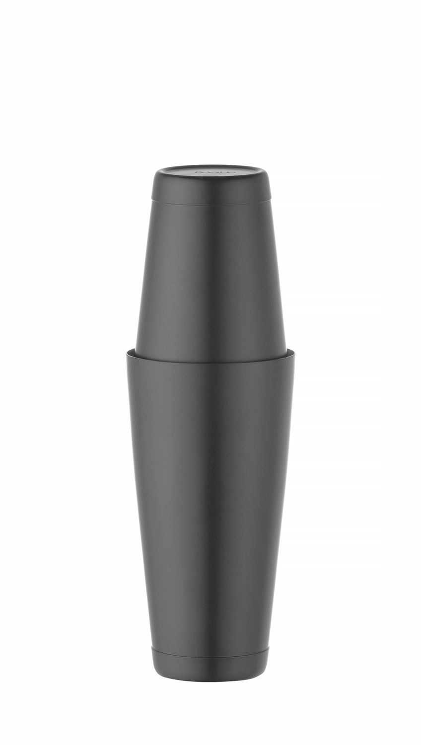 Tin-on-Tin Boston šeiker, BarUp, 0,8L, Must, ⌀90mm