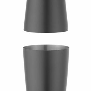 Tin-on-Tin Boston šeiker, BarUp, 0,8L, Must, ⌀90mm