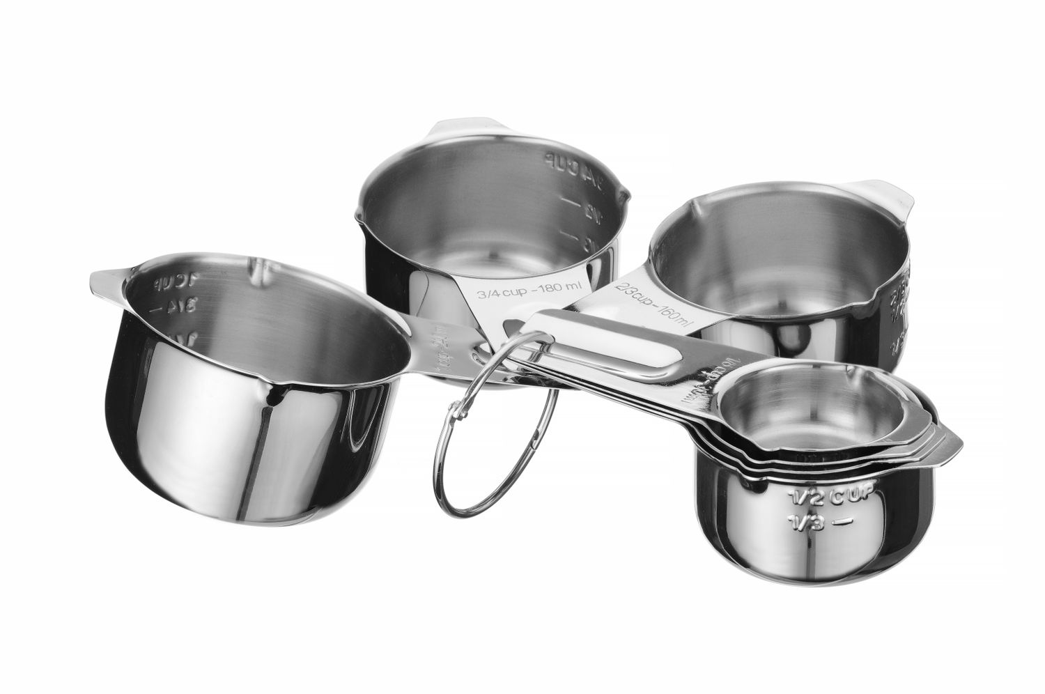 Mõõteklaas - 7 tk komplekt., HENDI, 140x85x(H)52mm